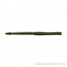 Berkley PowerBait Shaky Snake Soft Bait 5 Length, Green Pumpkin/Chartreuse, Per 8 563922103